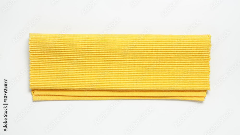 Yellow place mat