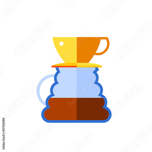 Pour Over coffee pot icon