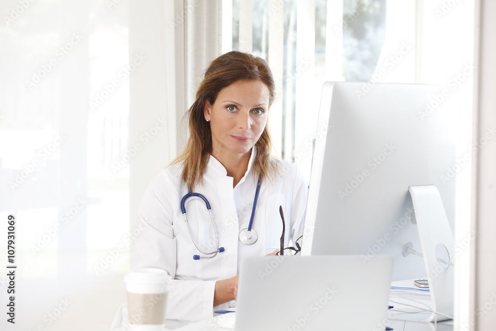 Female doctor at work Female doctor at work