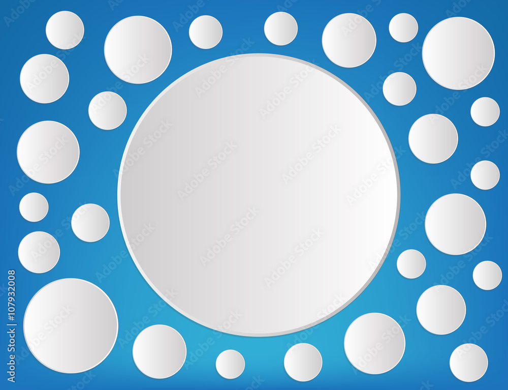 circle abstract background with copy space on blue background circle abstract background with copy space on blue background