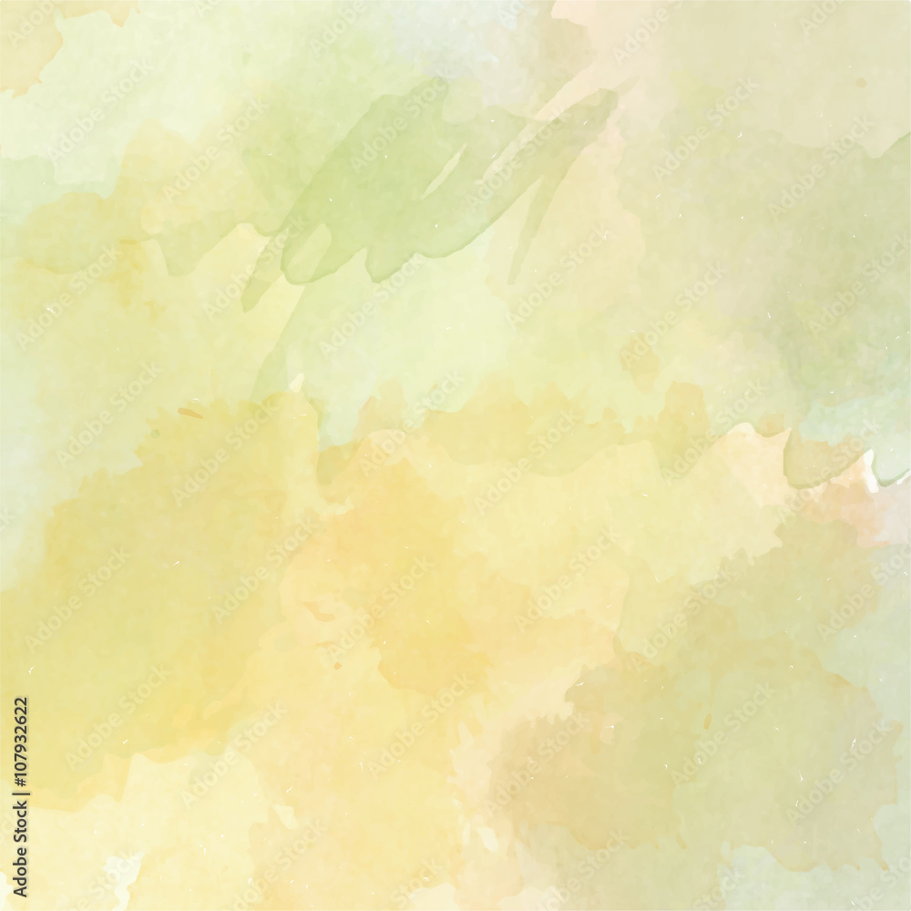 Fototapeta premium Abstract vector hand-drawn watercolor background