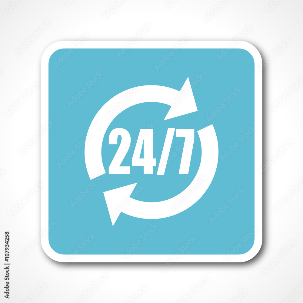 service blue flat design vector web icon service blue flat design vector web icon
