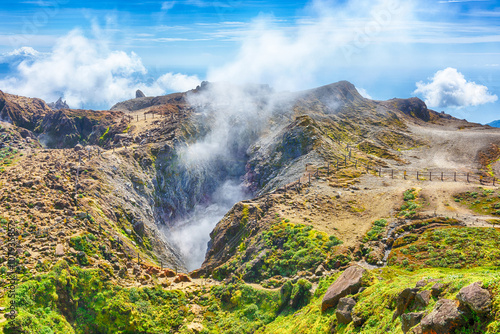 Soufriere volcano photo