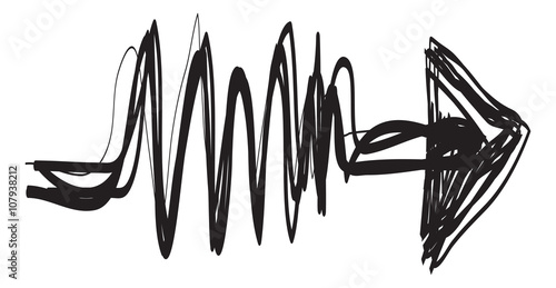 doodle arrows as design elements