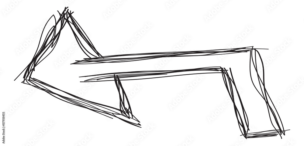 Obraz premium doodle arrows as design elements