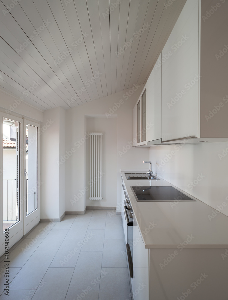 Fototapeta premium kitchen in old loft