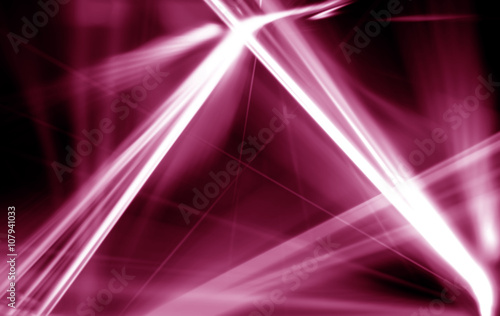 Abstract of digital pink light laser line