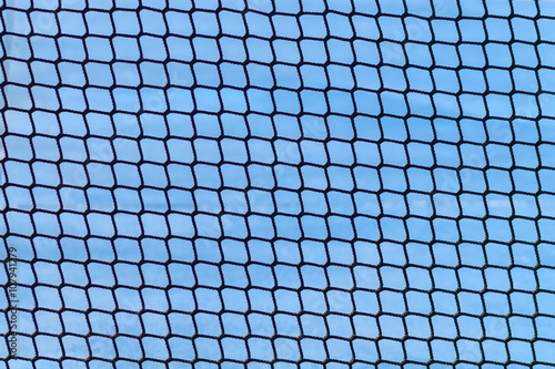 Detail of a part of the paddle tennis net