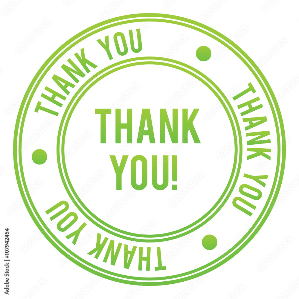 Thank you stamp Stock Vector
