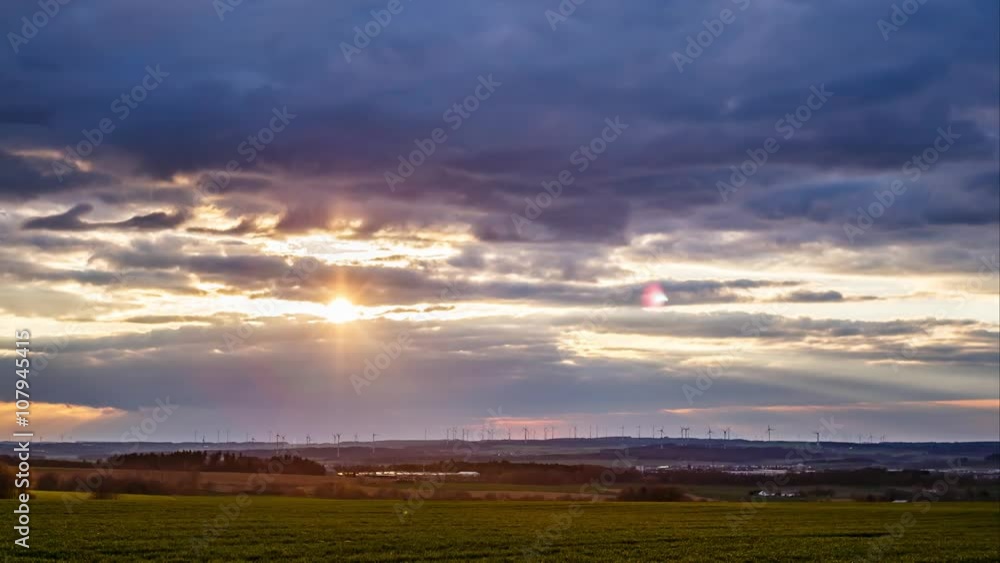 Sunset Spring Timelapse UHD Sunset Spring Timelapse UHD