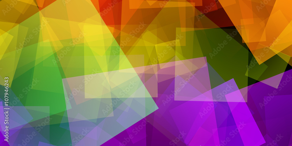 Obraz premium Multicolor Gradient Squares