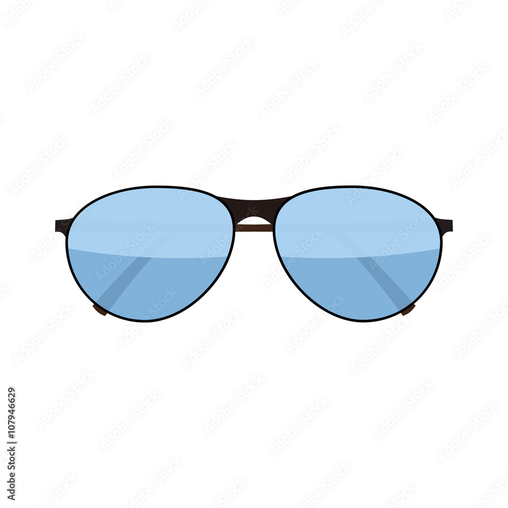 Vector fashion glasses isolated on white. Vector fashion glasses isolated on white.