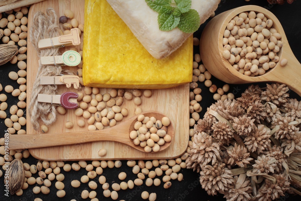 Tofu and soybeans is delicious.