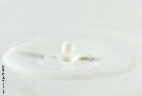 milk drop or white liquid drop