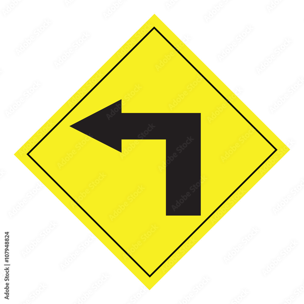 yellow traffic sign and symbols illustration yellow traffic sign and symbols illustration