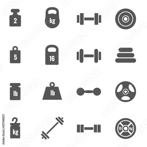 Weight vector icons