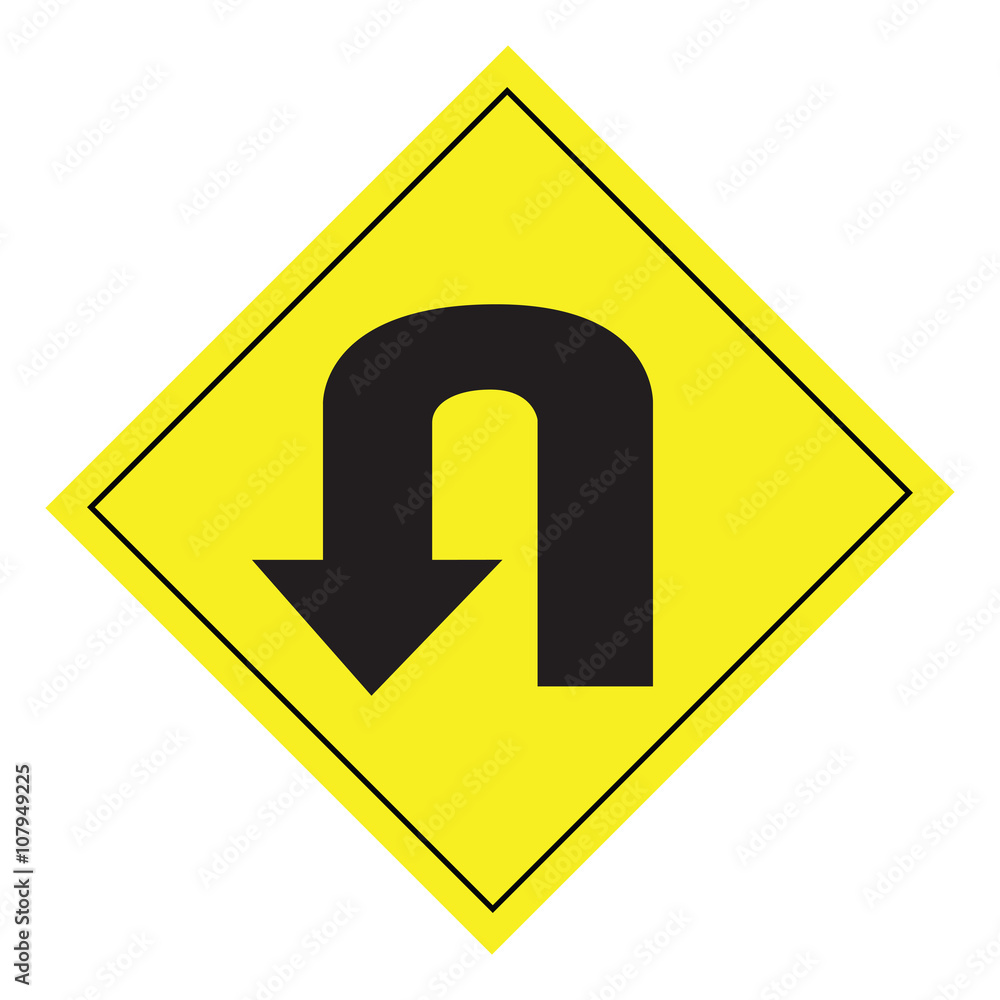 yellow traffic sign and symbols illustration yellow traffic sign and symbols illustration