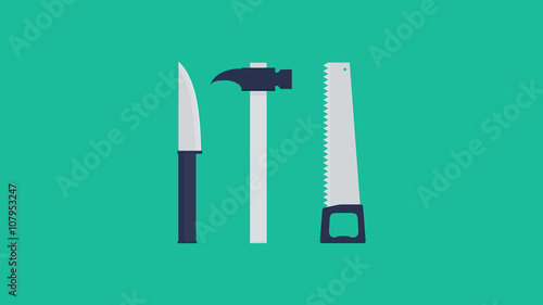 Werkzeug Flat Design
