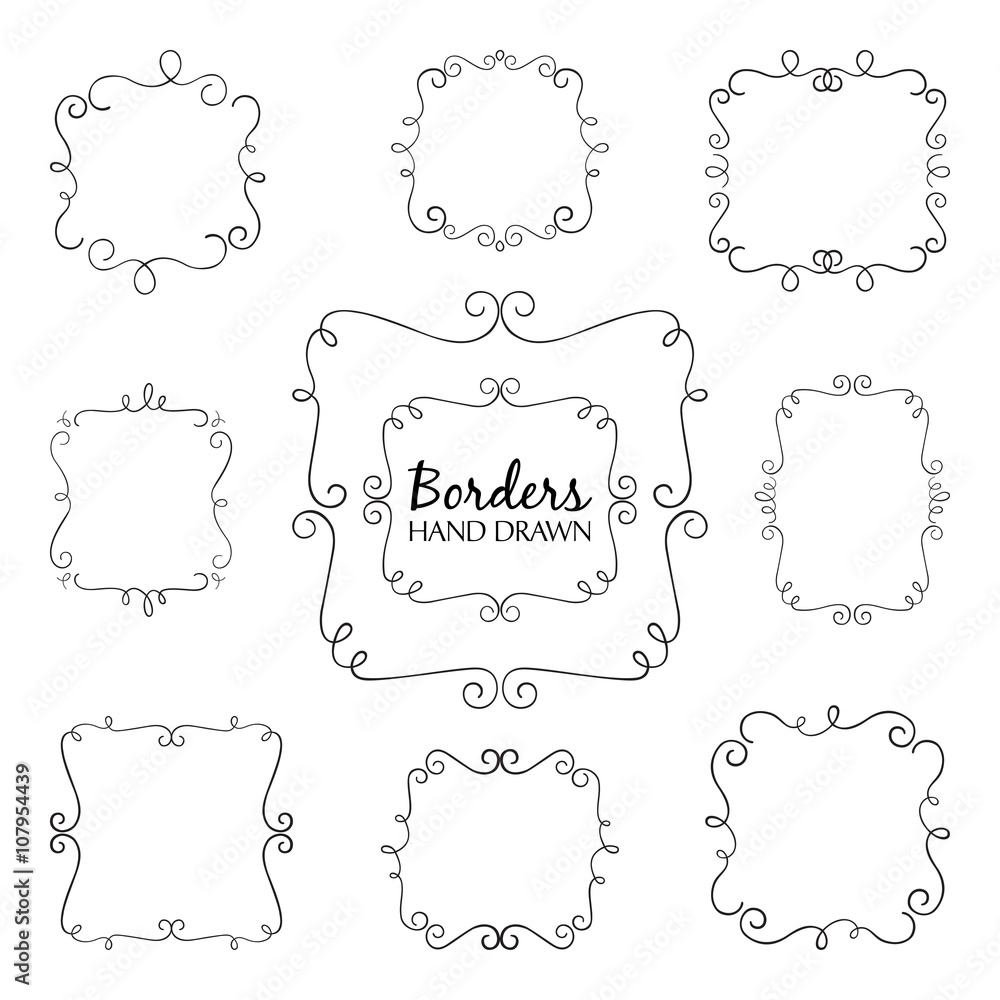 Flourish Border Set Flourish Border Set