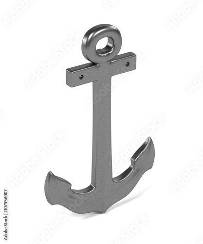 3d render of ship anchor