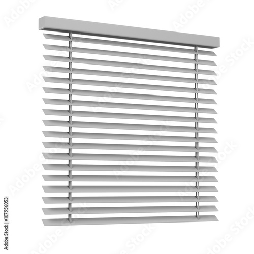 3d rendering of windows blinds