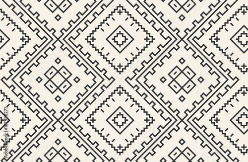 Seamless ethnic ukrainian pattern