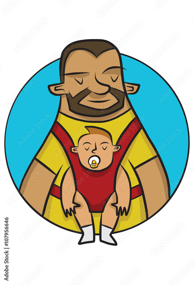 Naklejka premium Dedicated Dad