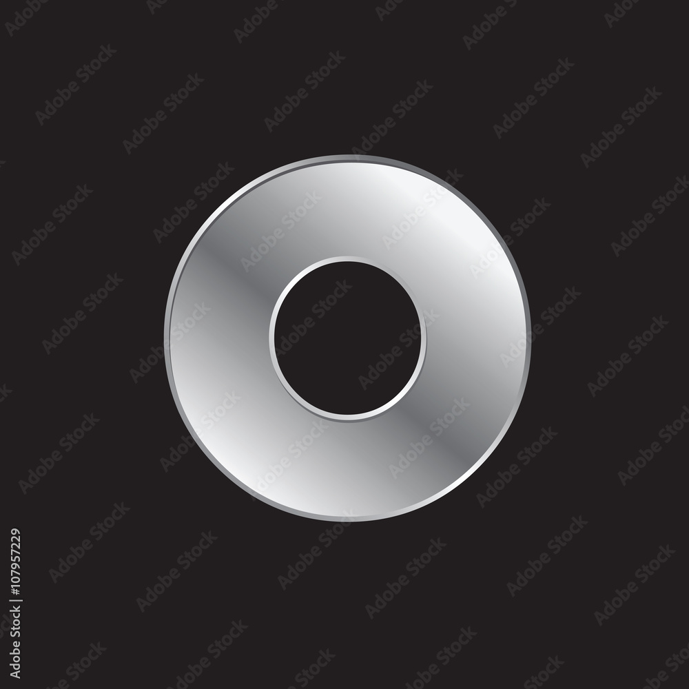 alphabet letters in steel vector alphabet letters in steel vector