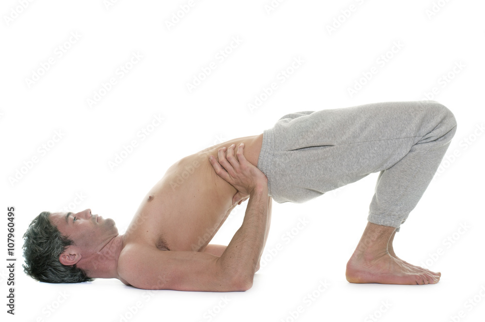 man doing yoga man doing yoga