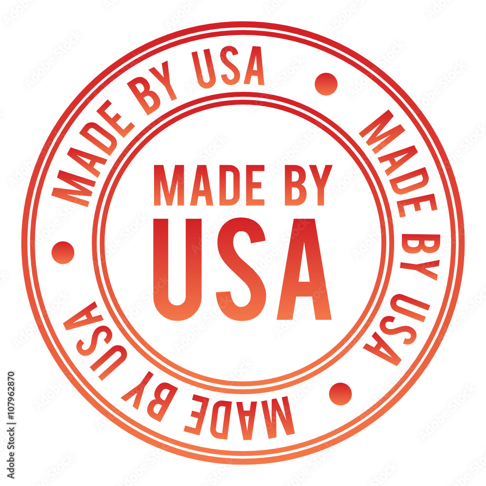 Made By Usa stamp