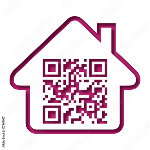 Logo maison et QR code.