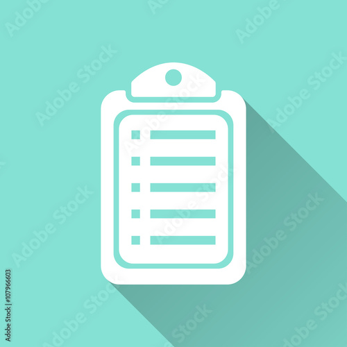 Clipboard - vector icon.