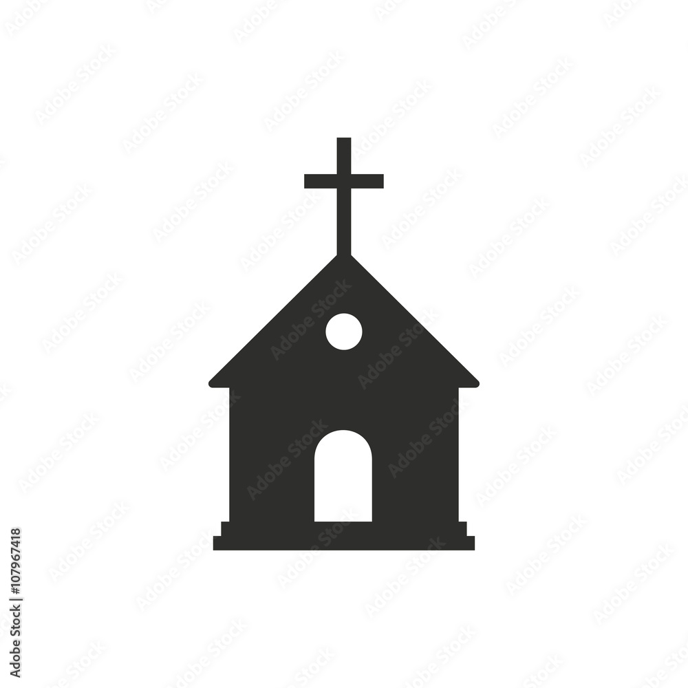 Church - vector icon.