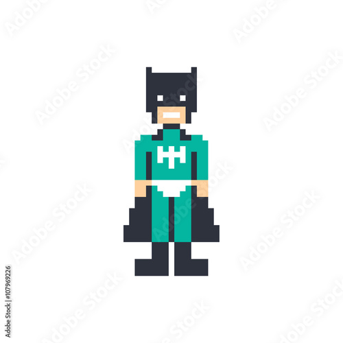 pixel people superhero avatar