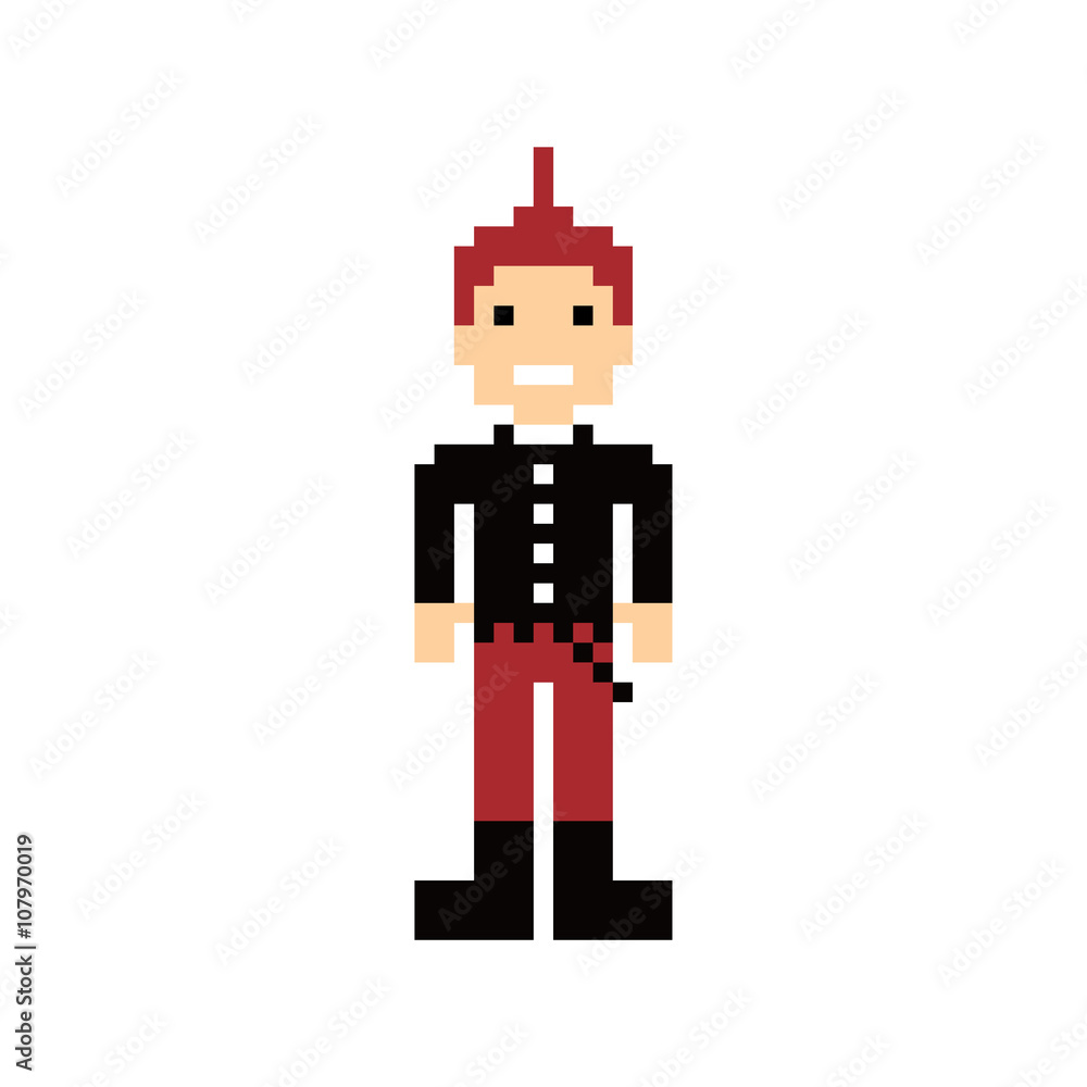 pixel people theme avatar guy pixel people theme avatar guy
