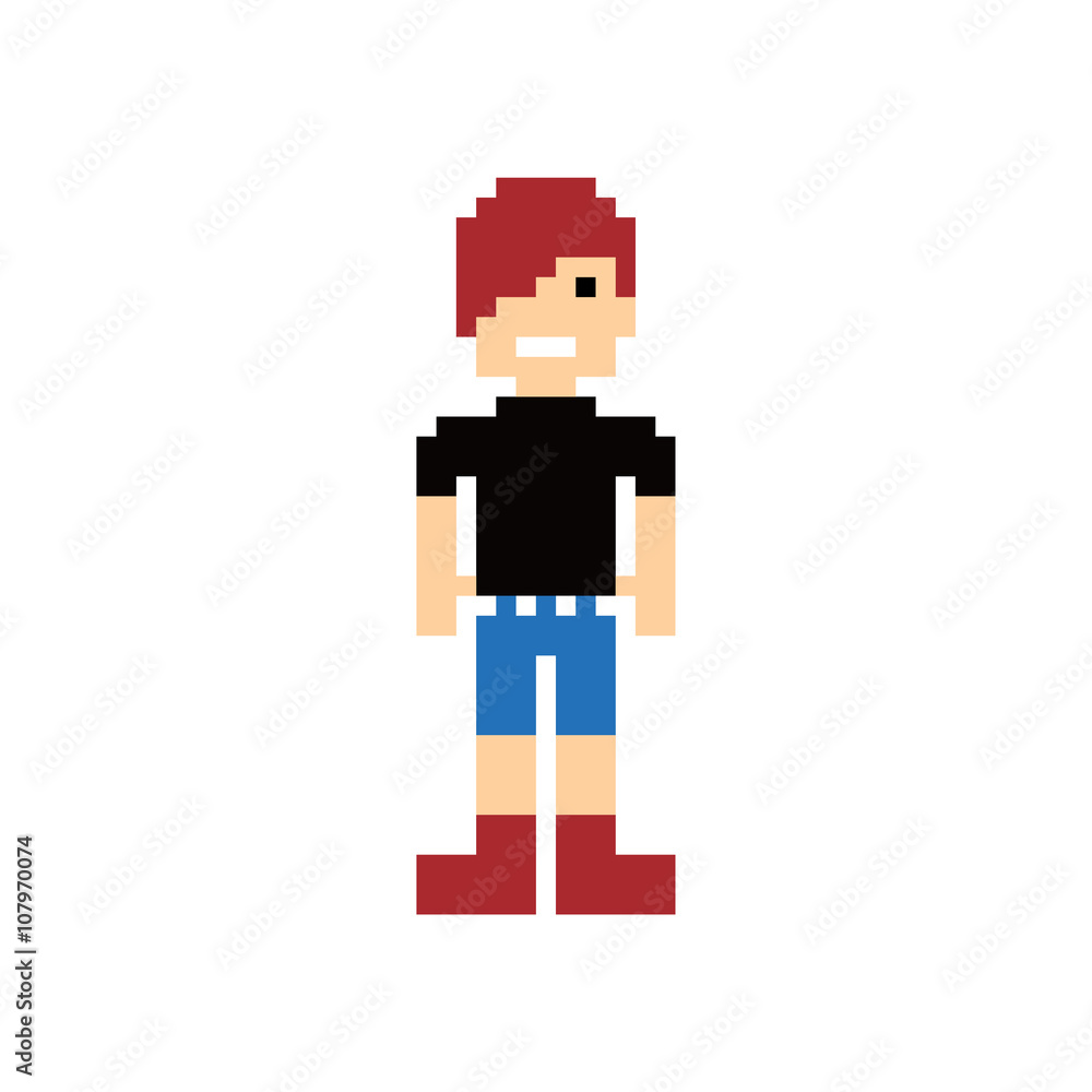 pixel people theme avatar guy pixel people theme avatar guy