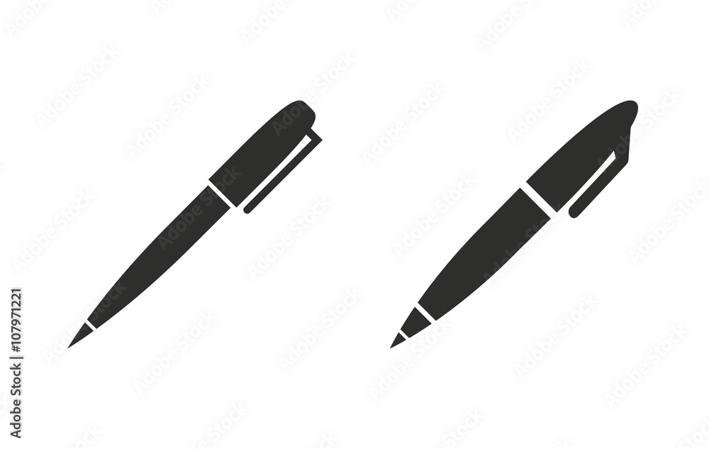 Pen - vector icon. Pen - vector icon.