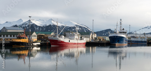 Hofn Fishing Harbor, Iceland