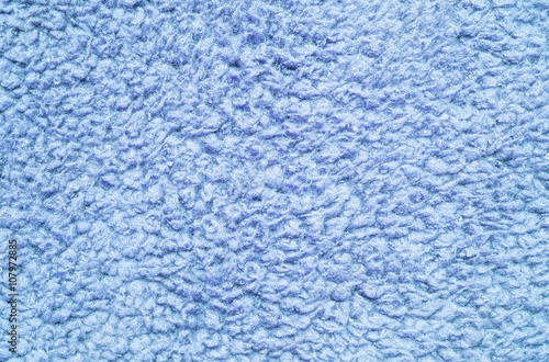 Closeup surface blue jacket fabric textured background