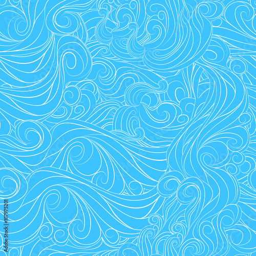 Bright abstract pattern of the waves