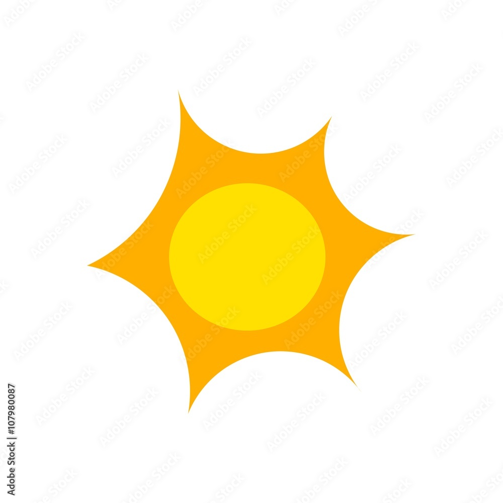 Doodle sun vector