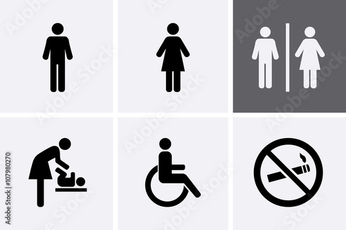 Restroom Icons