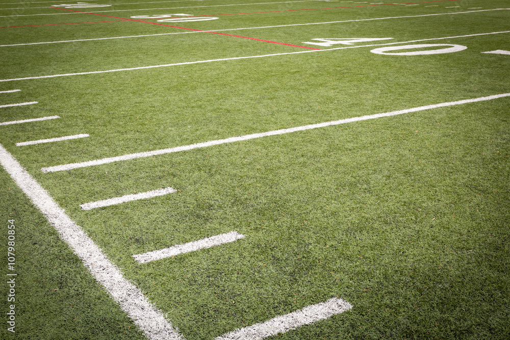 Football playing Field markings