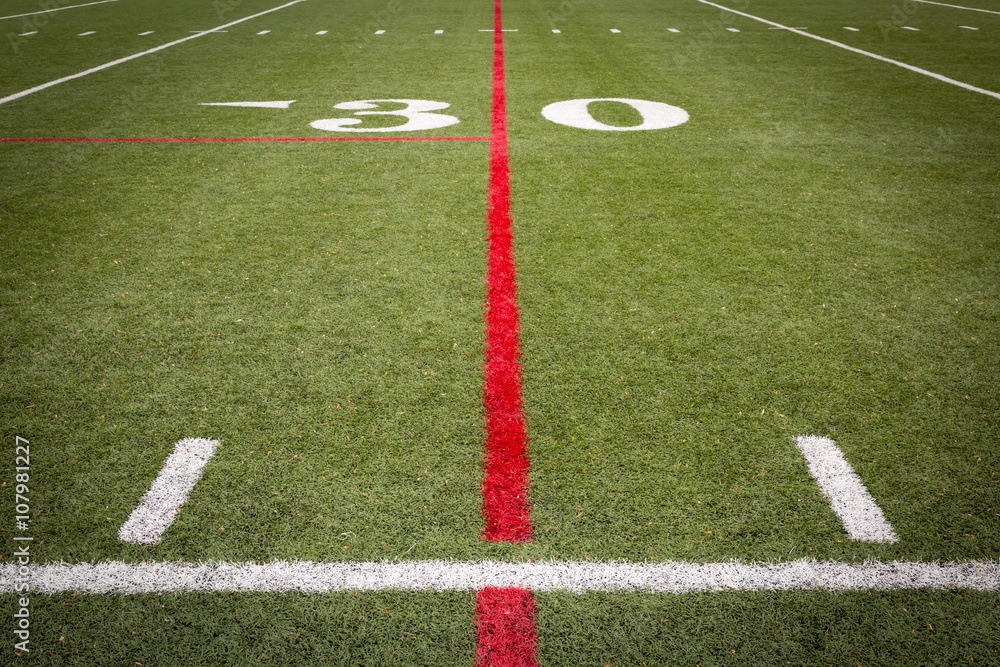 Football playing Field markings