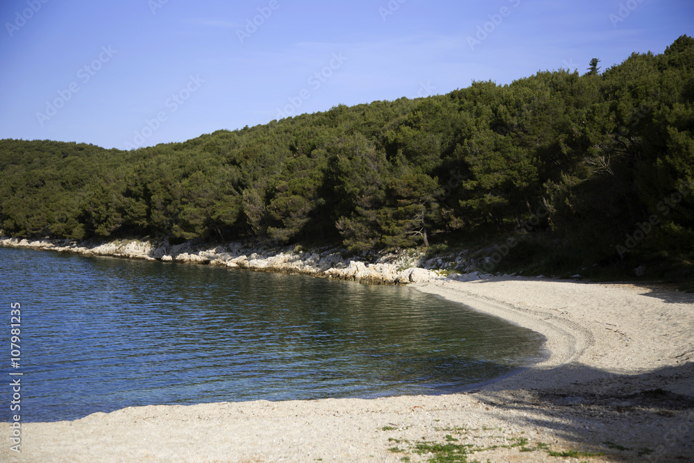 Beach near Seget Donji, Croatia