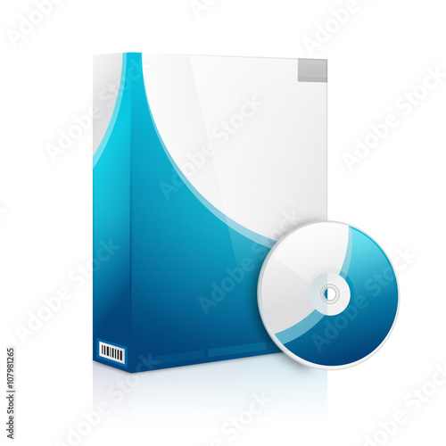 Software Box vector illustration