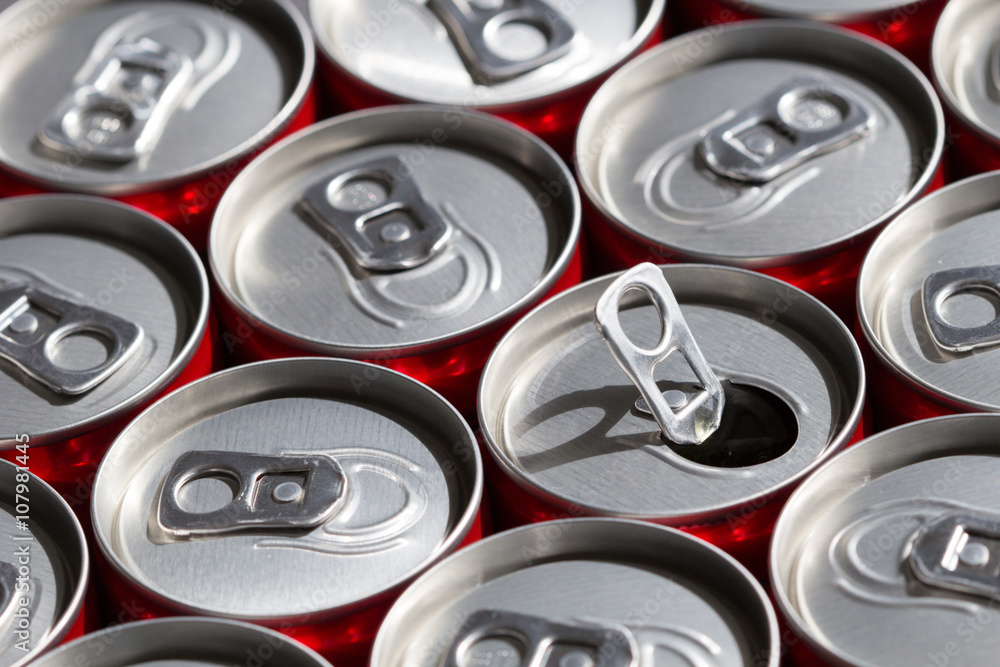 Soda cans background Stock Photo | Adobe Stock