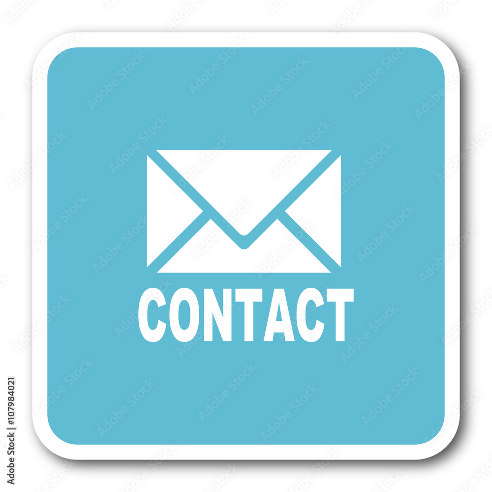 email blue square internet flat design icon email blue square internet flat design icon