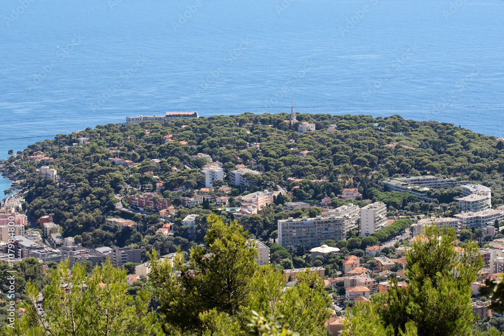 Town on sea coast