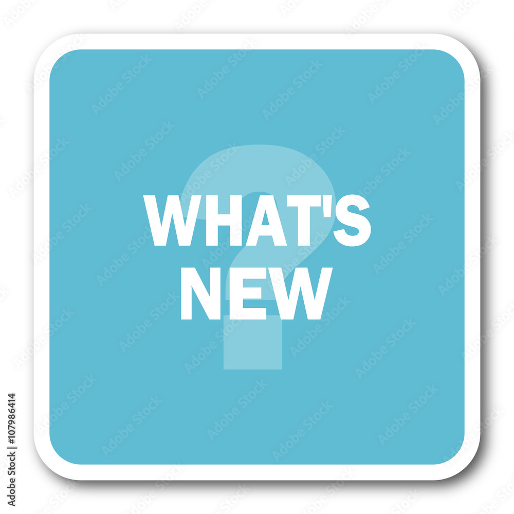 new blue square internet flat design icon new blue square internet flat design icon